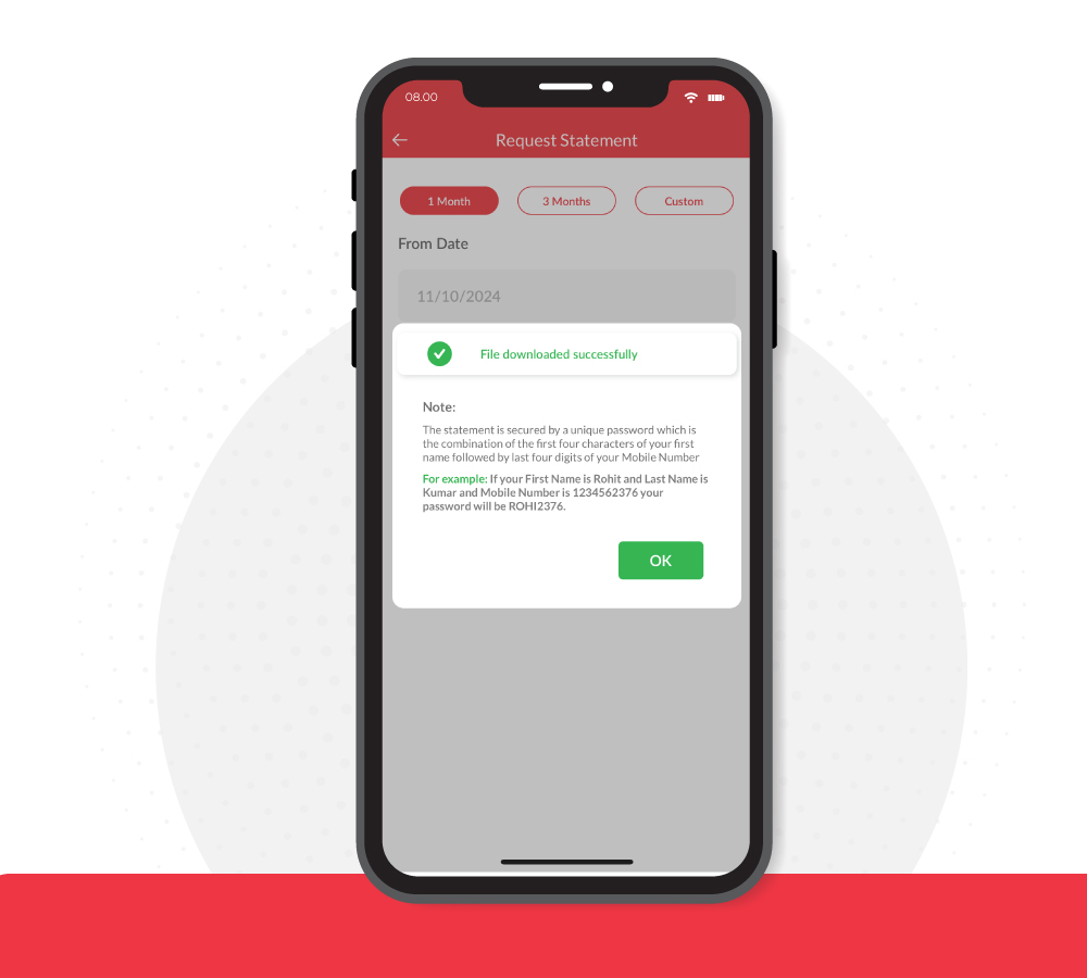 Statement and Account Details