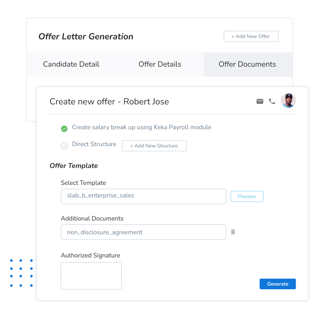 Offer Letter Management
