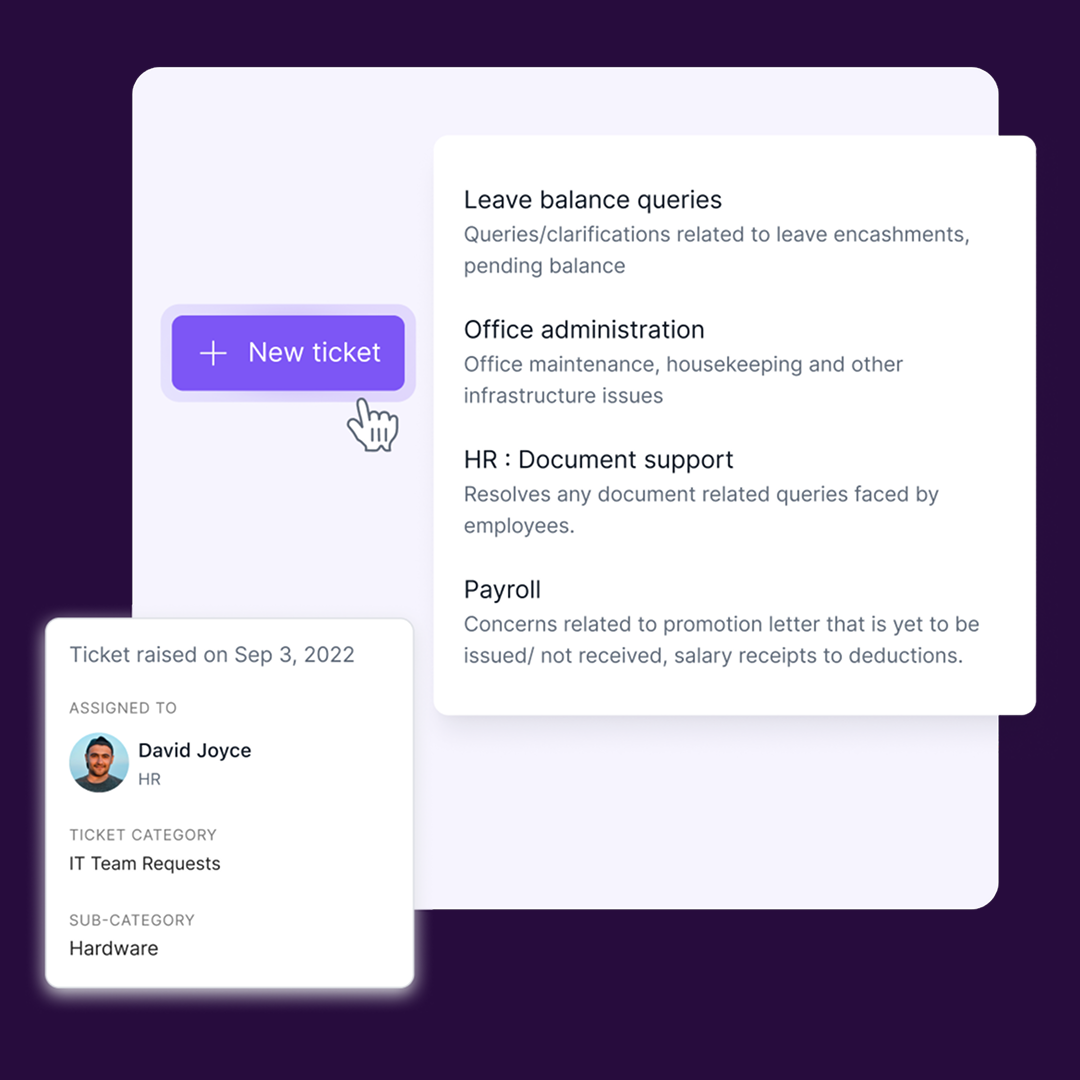 Internal Support Tickets
